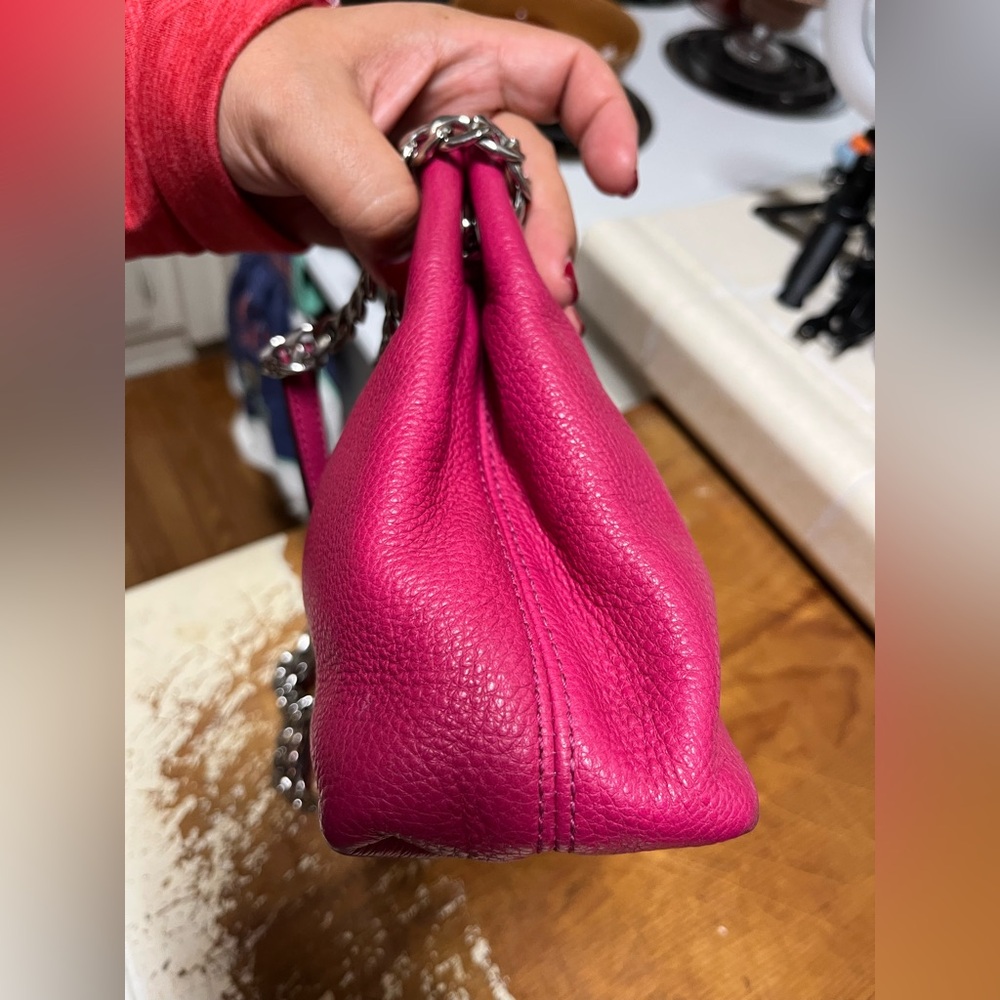 Michael Michael Kors Hot 2001 Pink Leather Jet Set Shoulder Bag Crossbody - Picture 4 of 16